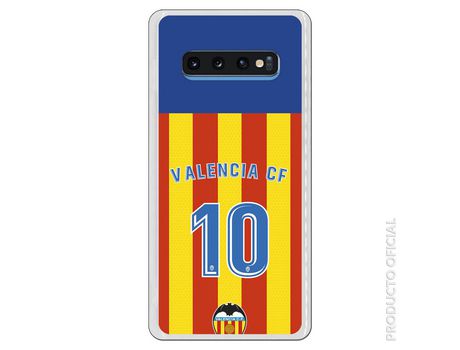 Funda Oficial Valencia Camiseta Segunda Equipación valencia C.F. para Samsung Galaxy S10 Plus