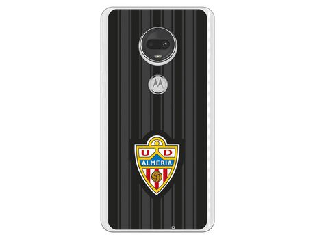 Funda Oficial UD Almería fondo negro para Motorola Moto G7