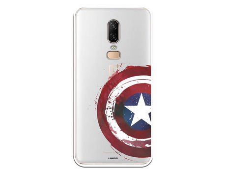 Funda Oficial Escudo Capitan America para Oneplus 6