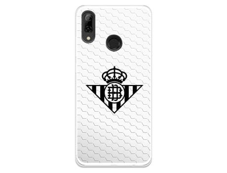 Funda para Huawei Honor 10 Lite del Betis Escudo Negro Fondo Red - Licencia Oficial