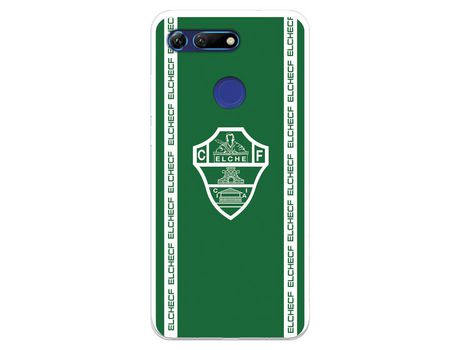 Funda para Huawei Honor View 20 del Elche CF Escudo Fondo Verde - Licencia Oficial Elche CF