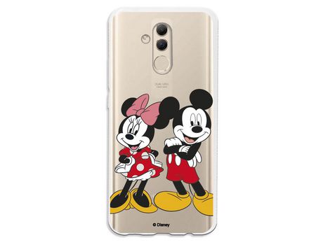 Funda para Huawei Mate 20 Lite Oficial de Disney Mickey y Minnie Posando - Clásicos Disney