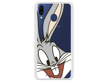 Funda Oficial Warner Bros Bugs Bunny Transparente para Samsung Galaxy M20 - Looney Tunes