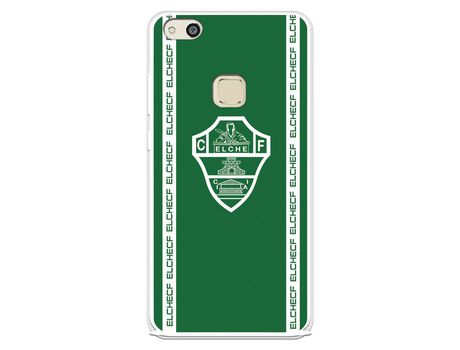 Funda para Huawei P10 Lite del Elche CF Escudo Fondo Verde - Licencia Oficial Elche CF