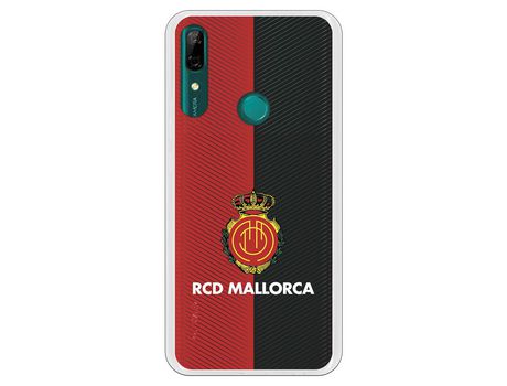 Funda para Huawei P Smart Z del Mallorca RCD Mallorca Diagonales Transparente - Licencia Oficial RCD Mallorca