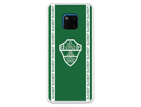 Funda para Huawei Mate 20 Pro del Elche CF Escudo Fondo Verde - Licencia Oficial Elche CF