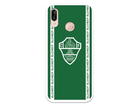 Funda para Huawei P20 Lite del Elche CF Escudo Fondo Verde - Licencia Oficial Elche CF