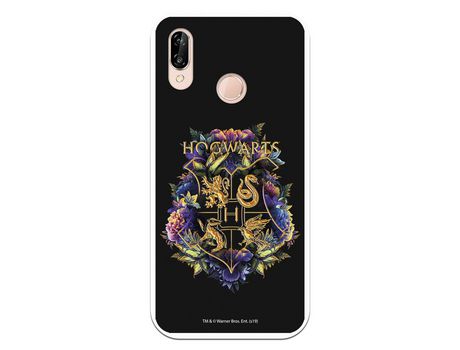 Funda para Huawei P20 Lite Oficial de Harry Potter Hogwarts Floral - Harry Potter