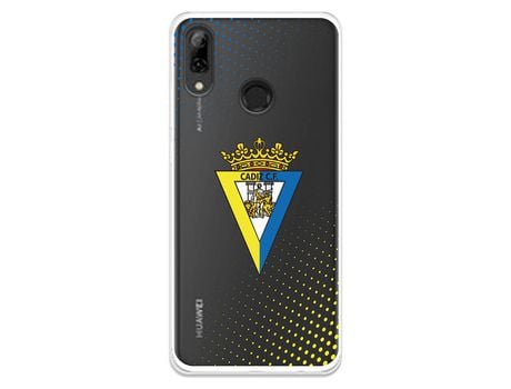 Funda para Huawei P Smart 2019 del Cádiz Escudo Transparente - Licencia Oficial