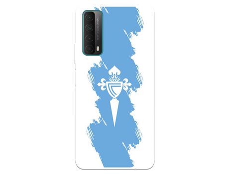 Funda para Huawei P Smart 2021 del Celta Escudo Trazo azul - Licencia Oficial RC Celta