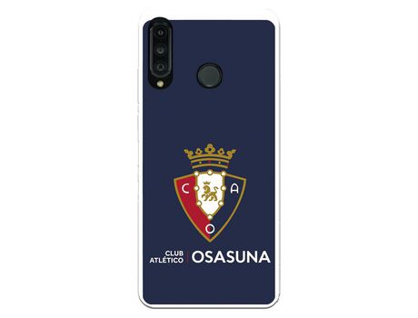 Funda para Huawei P30 Lite del Osasuna Escudo Fondo azul - Licencia Oficial CA Osasuna