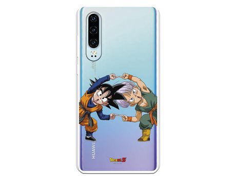 Funda para Huawei P30 Oficial de Dragon Ball Goten y Trunks Fusión