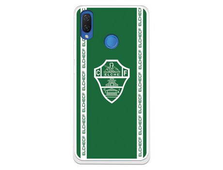 Funda para Huawei P Smart Plus del Elche CF Escudo Fondo Verde - Licencia Oficial Elche CF