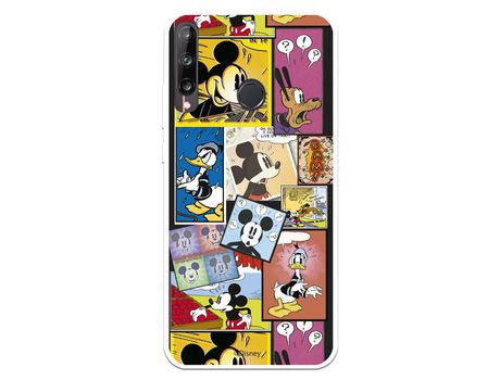 Funda para Huawei P40 Lite E Oficial de Disney Mickey Comic - Clásicos Disney
