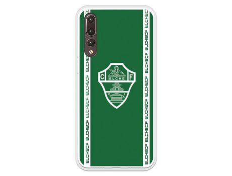 Funda para Huawei P20 Pro del Elche CF Escudo Fondo Verde - Licencia Oficial Elche CF