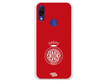 Funda Oficial Girona FC Escudo Equi roja para Xiaomi Redmi 7