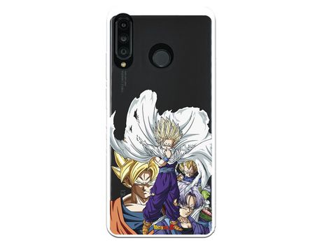 Funda para Huawei P30 Lite Oficial de Dragon Ball Guerreros Saiyans - Dragon Ball