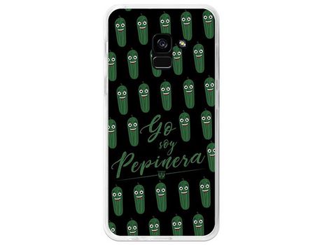 Funda Oficial Leganés yo soy pepinera negra Samsung Galaxy A8 2018