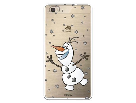 Funda para Huawei P8 Lite Oficial de Disney Olaf Transparente - Frozen