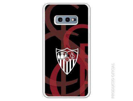 Funda Oficial Sevilha escudo Blanco fondo escudo para Samsung Galaxy S10e