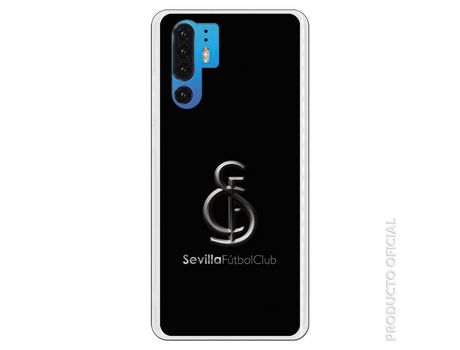 Funda Oficial Sevilha metal fondo Negro para Huawei P30 Pro