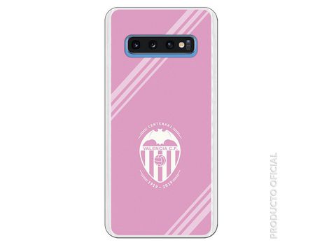 Funda Oficial Valencia Escudo blanco para Samsung Galaxy S10