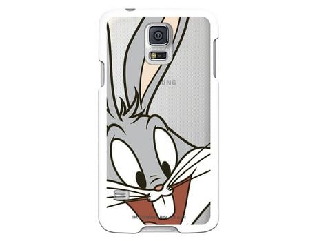 Funda Oficial Warner Bros Bugs Bunny Transparente para Samsung Galaxy S5 - Looney Tunes
