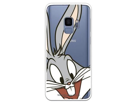 Funda Oficial Warner Bros Bugs Bunny Transparente para Samsung Galaxy S9 - Looney Tunes