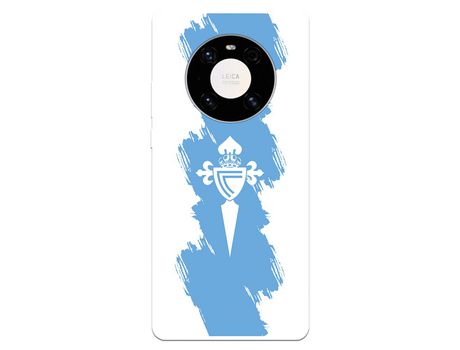 Funda para Huawei Mate 40 Pro del Celta Escudo Trazo azul - Licencia Oficial RC Celta