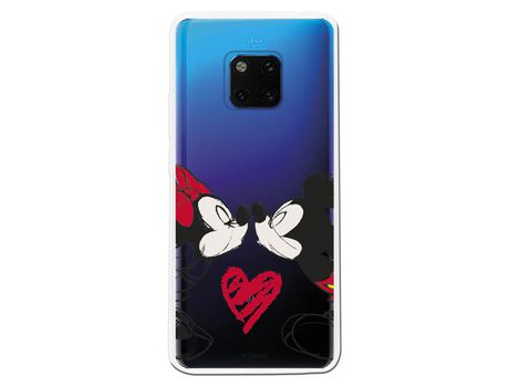 Funda para Huawei Mate 20 Pro Oficial de Disney Mickey y Minnie Beso - Clásicos Disney