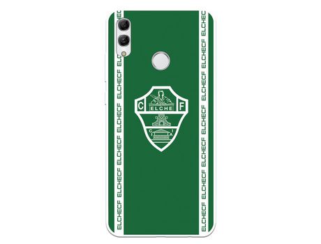 Funda para Huawei P Smart 2019 del Elche CF Escudo Fondo Verde - Licencia Oficial Elche CF