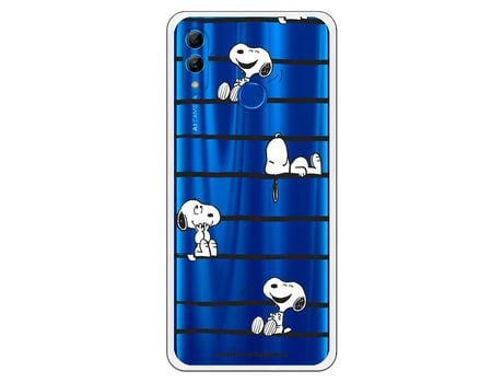 Funda para Huawei P Smart 2019 Oficial de Peanuts Snoopy rayas - Snoopy