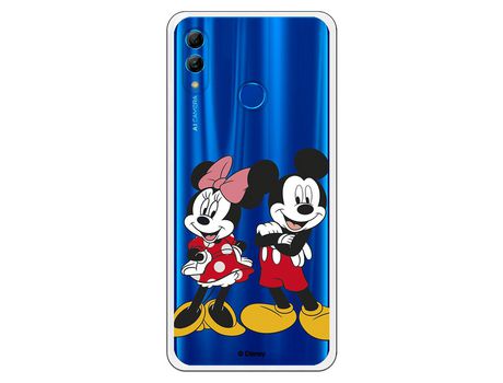 Funda para Huawei P Smart 2019 Oficial de Disney Mickey y Minnie Posando - Clásicos Disney
