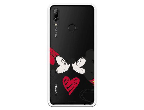 Funda para Huawei P Smart 2019 Oficial de Disney Mickey y Minnie Beso - Clásicos Disney