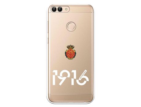 Funda para Huawei P Smart del Mallorca RCD Mallorca 1916 Transparente - Licencia Oficial RCD Mallorca