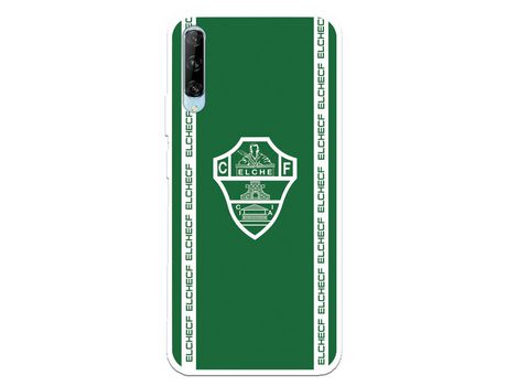 Funda para Huawei P Smart Pro del Elche CF Escudo Fondo Verde - Licencia Oficial Elche CF