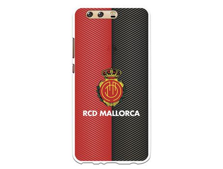 Funda para Huawei P10 Plus del Mallorca RCD Mallorca Diagonales Transparente - Licencia Oficial RCD Mallorca