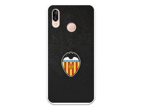 Funda para Huawei P20 Lite del Valencia Franjas Negras - Licencia Oficial Valencia CF