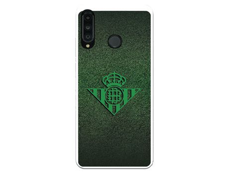 Funda para Huawei P30 Lite del Betis Escudo Verde Fondo trama - Licencia Oficial