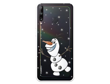 Funda para Huawei P40 Lite E Oficial de Disney Olaf Transparente - Frozen