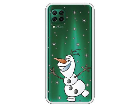 Funda para Huawei P40 Lite Oficial de Disney Olaf Transparente - Frozen