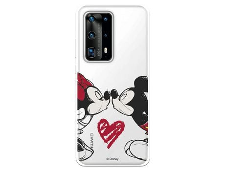 Funda para Huawei P40 Pro Oficial de Disney Mickey y Minnie Beso - Clásicos Disney