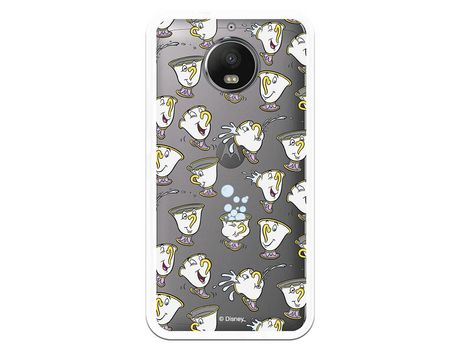 Funda Oficial Disney Chip Potts Siluetas Transparente para Motorola Moto G5S Plus