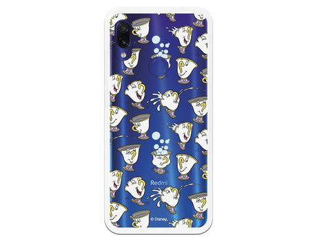 Funda Oficial Disney Chip Potts Siluetas Transparente para Xiaomi Redmi Note 7