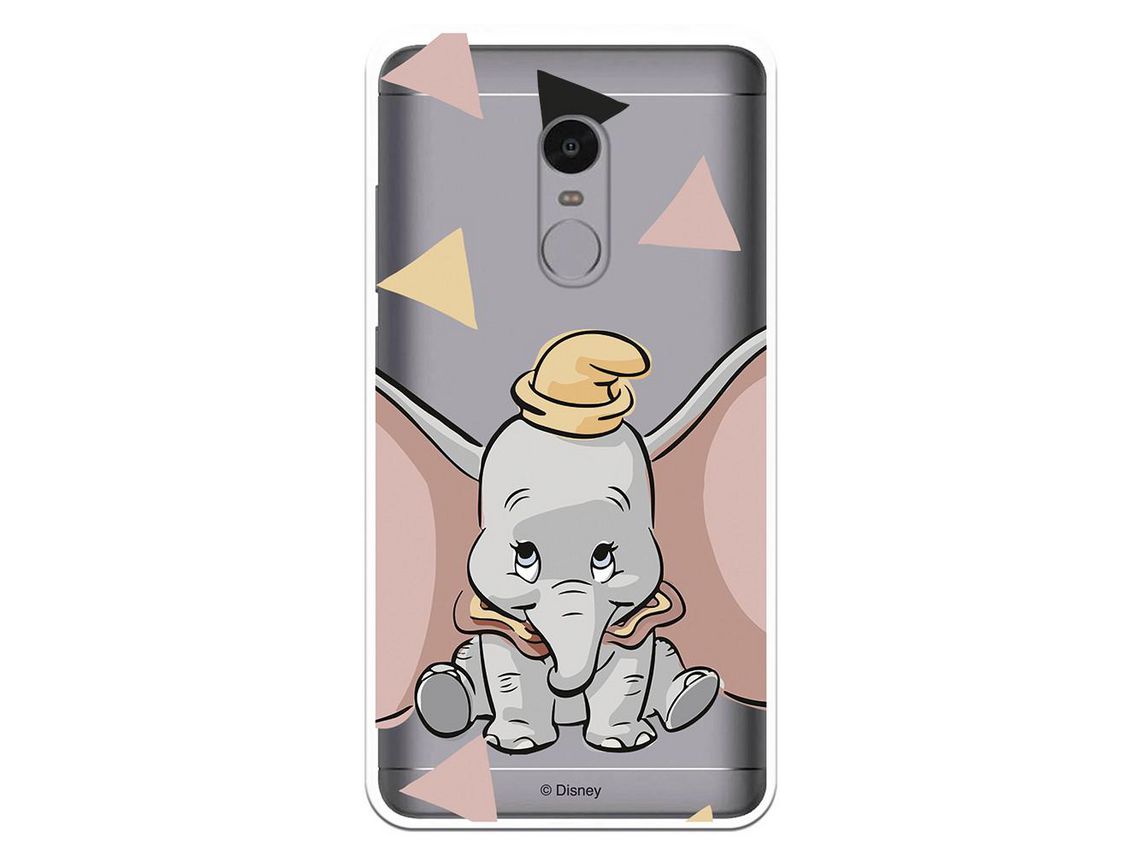 Disney Funda Xiaomi Redmi Note 8 Pro Silueta Transparente Dumbo