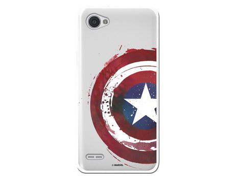 Funda Oficial Escudo Capitan America para Lg Q6