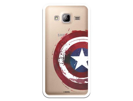 Funda Oficial Escudo Capitan America para Samsung Galaxy J3