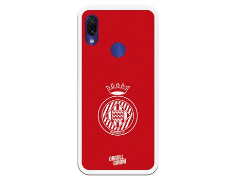 Funda Oficial Girona FC Escudo Equi roja para Xiaomi Redmi Note 7
