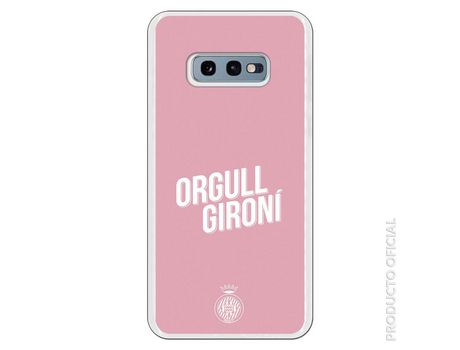 Funda Oficial Girona FC Orgull Gironi rosa para Samsung Galaxy S10e