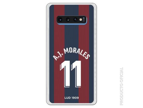 Funda Oficial Levante Unión Deportiva A.J.Morales 1a Equipación SS18 para Samsung Galaxy S10 Plus